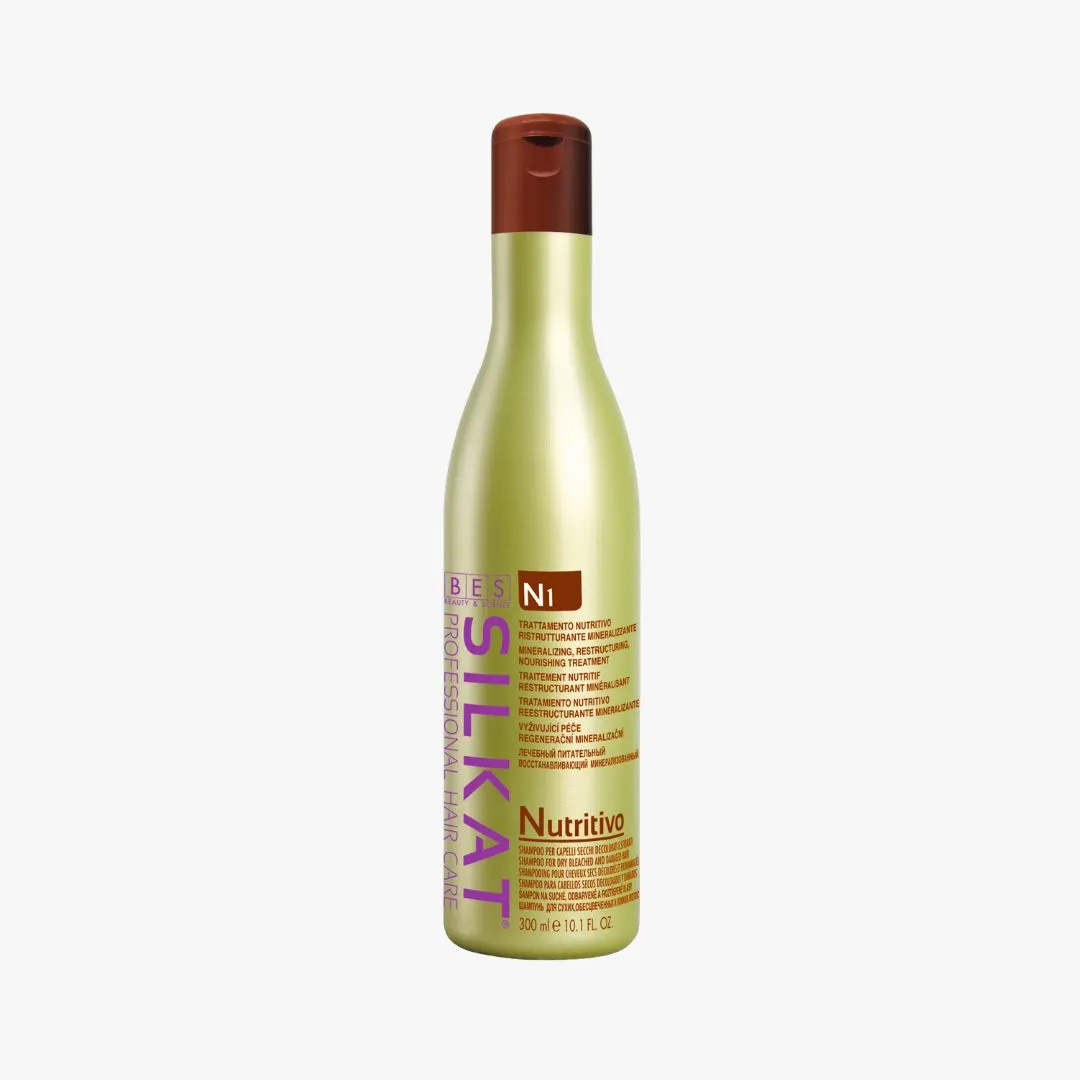 BES SILKAT NUTRITIVO N1 SHAMPOO — Поживний шампунь для сухого, знебарвленого та ламкого волосся